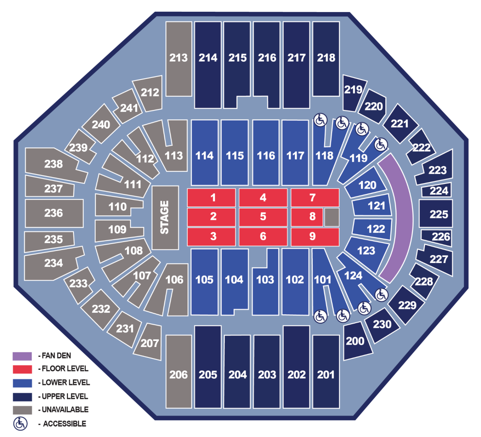 Hlsr seating map