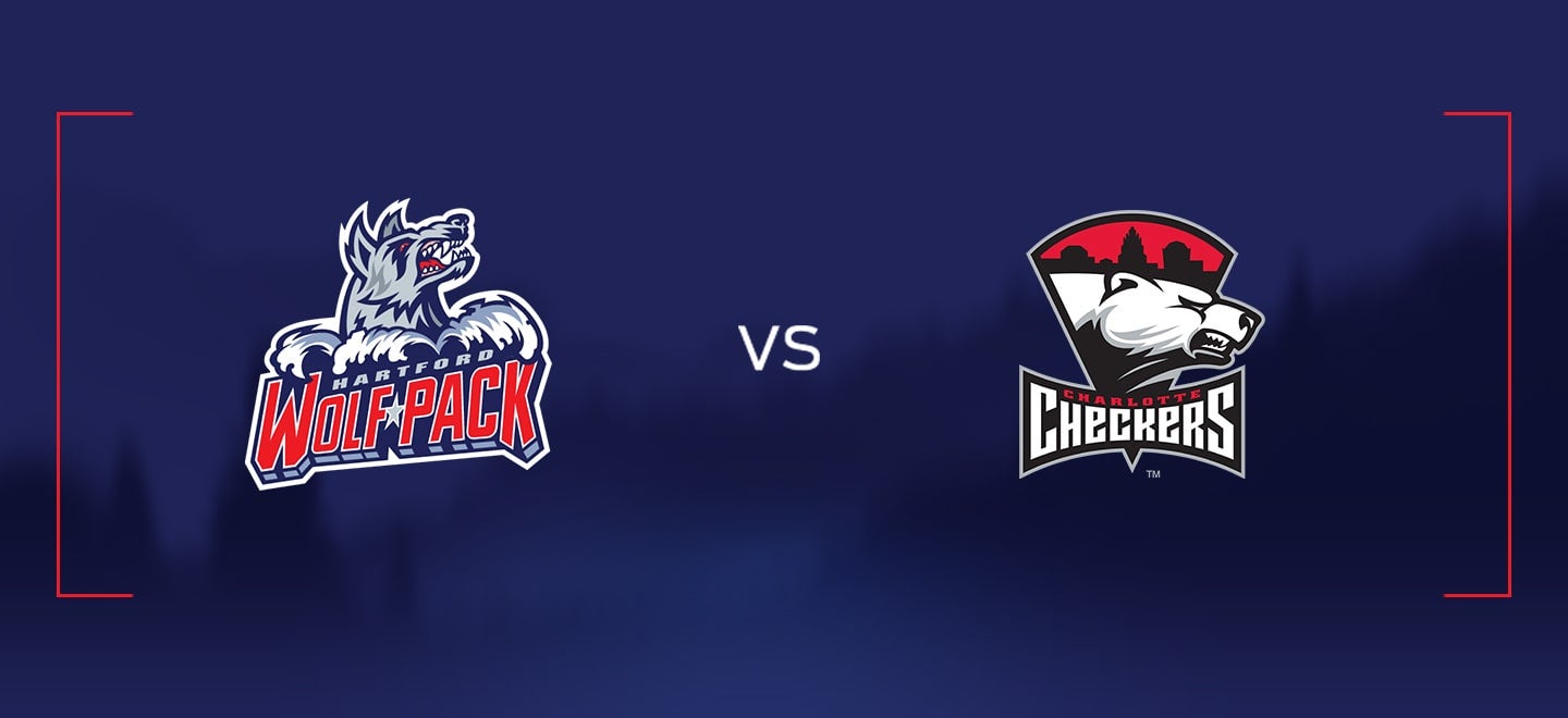 Hartford Wolf Pack vs Charlotte Checkers 