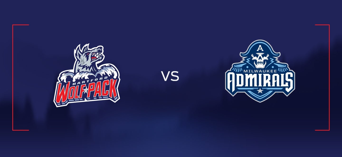 Hartford Wolf Pack vs Milwaukee Admirals